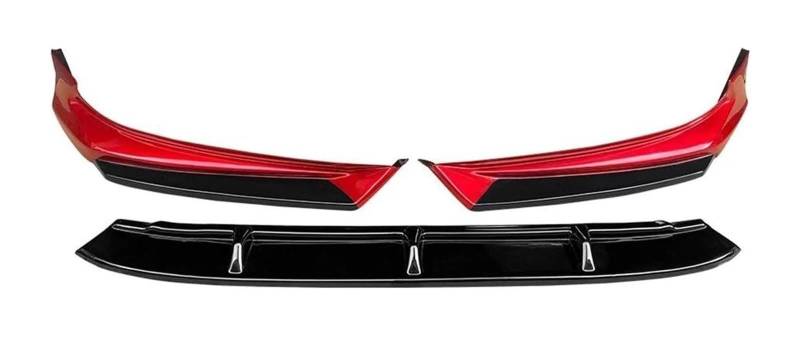 Frontstoßstange Spoiler Für Mazda 6 2020 2021 Für ATEZA Zu Refit Front Lippe Vorne Spoiler Front Stoßstange Anti-kollision Anti-scratch Streifen(Painted Red) von LADPZJNW