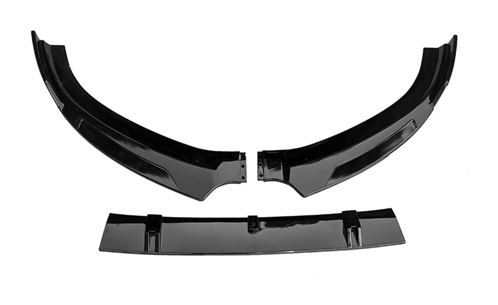 Frontstoßstange Spoiler Für S3 A3 (für S-line) 2014 2015 Frontschürze Spoiler Schutz Lip Body Kit Carbon Oberfläche Dekorative Splitter Auto Heckspoiler(Gloss Black) von LADPZJNW