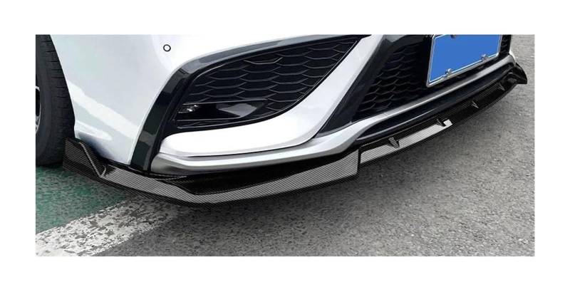 Frontstoßstange Spoiler Für T&oyota Für Camry SE Für XSE 2021-2023 Frontschürze Lip Body Kit Spoiler Abdeckung Trim Splitter Spoiler Auto Front Spoiler 3PCS(Carbon Fiber Look) von LADPZJNW