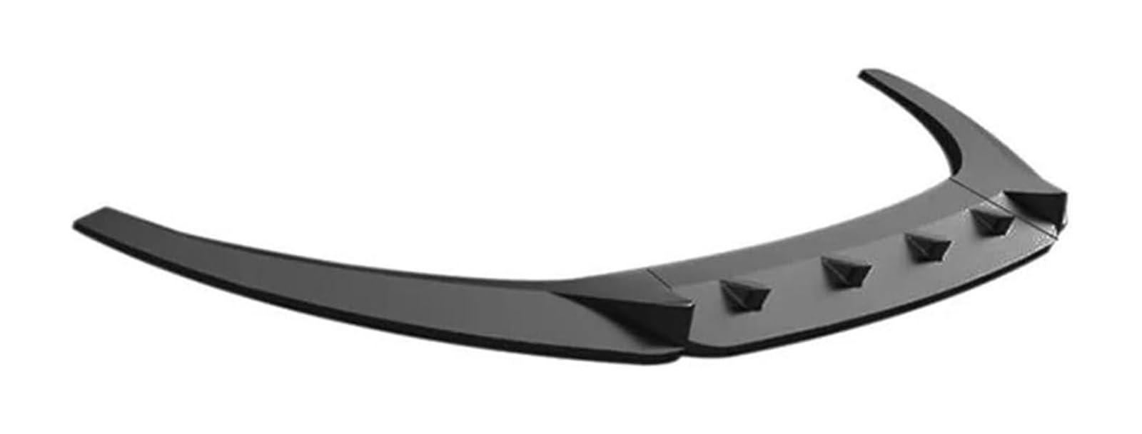 Frontstoßstange Spoiler Für VW Für Caddy Mk5 2021-2024 Auto Vorderen Stoßfänger Lip Spoiler Körper Kit Splitter Spoiler Auto Front Spoiler(Carbon Look) von LADPZJNW