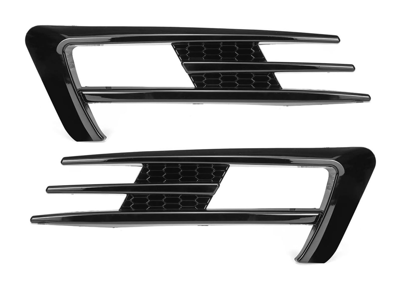 Frontstoßstange Spoiler Für VW Für G&olf 7 MK7 2013-2017 Auto Kühlergrill Pre-facelift Frontschürze Lip Spoiler Auto Stoßstange Nebel Lampe Kühlergrill Abdeckung Trim Body Kit(Glossy Black) von LADPZJNW