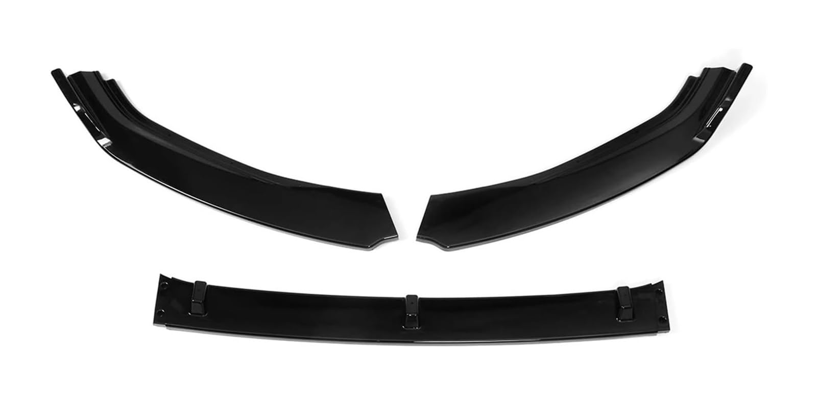 Frontstoßstange Spoiler Für VW Für G&olf MK7 2014-2017 3 Stücke Auto Front Stoßstange Splitter Lip Diffusor Spoiler Schutz Abdeckung Deflektor Lippen Schutz(Glossy Black) von LADPZJNW