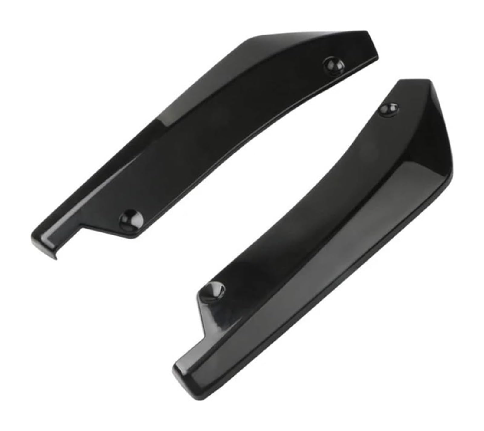 Frontstoßstange Spoiler Universal Auto Vorne Hinten Stoßstange Streifen Lip Spoiler Diffusor Splitter Scratch Protector Winglets Seite Rock Verlängerung(A Black) von LADPZJNW