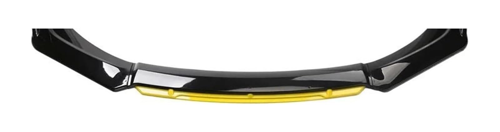 Frontstoßstange Spoiler Universal Lip Front Spoiler Wings Auto Front Lower Kinn Stoßstange Lip Body Kit Spoiler Canard Splitter Diffusor Front Stoßstange Abdeckung(Black and yellow) von LADPZJNW