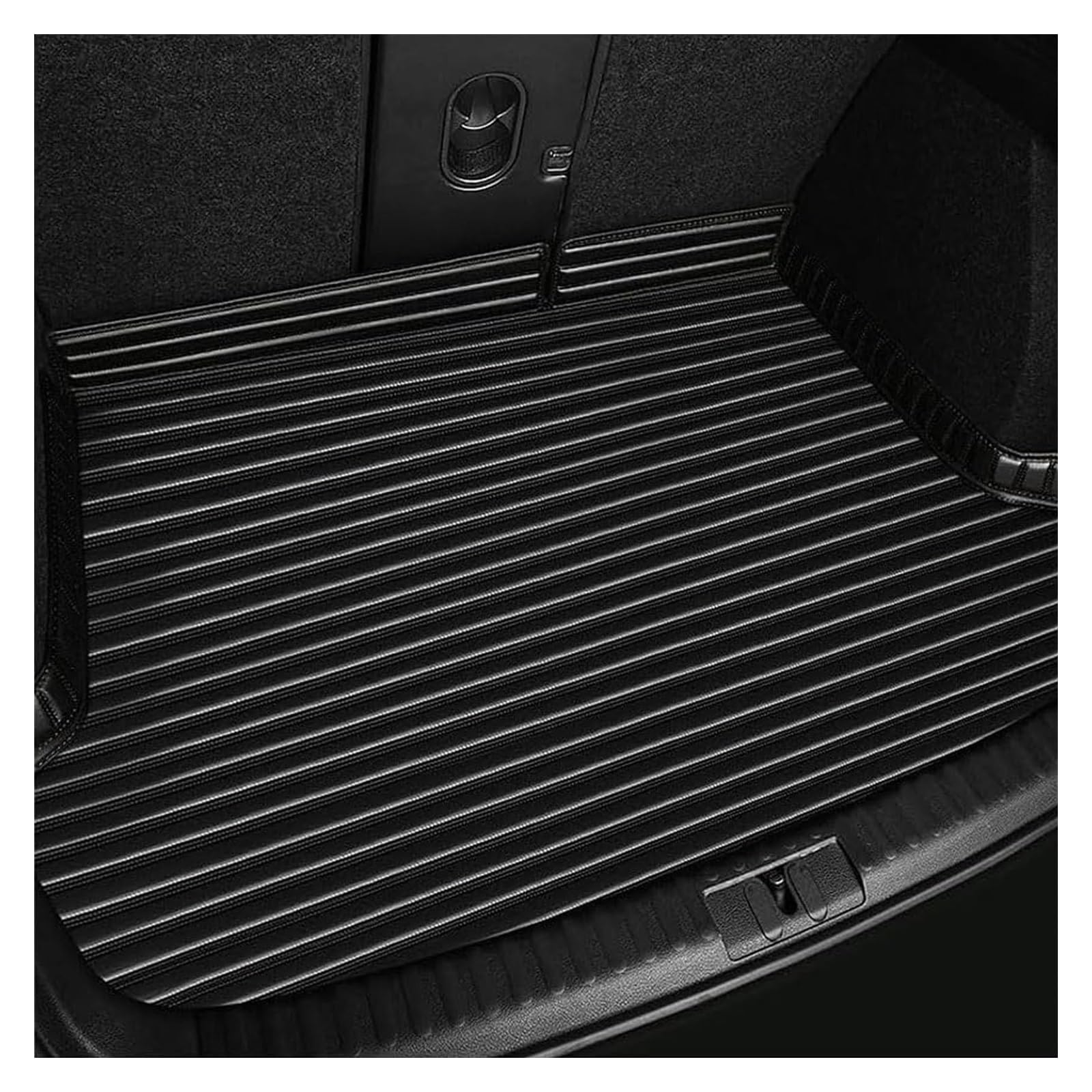 Kofferraumwanne Für RX450H 2010-2019 Lederteppiche Laderaumschutzmatten rutschfest(A/Black-Plus Side) von LADPZJNW