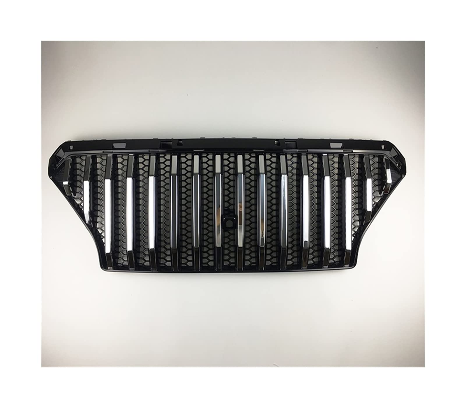 LADPZJNW Autositzbezüge Auto Front Renngrill ABS Kühlergrill Kühlergrill Für H&yundai Für Den Weihnachtsmann Für ZB 2019-2020 Sitzbezügesets(Black Silver) von LADPZJNW