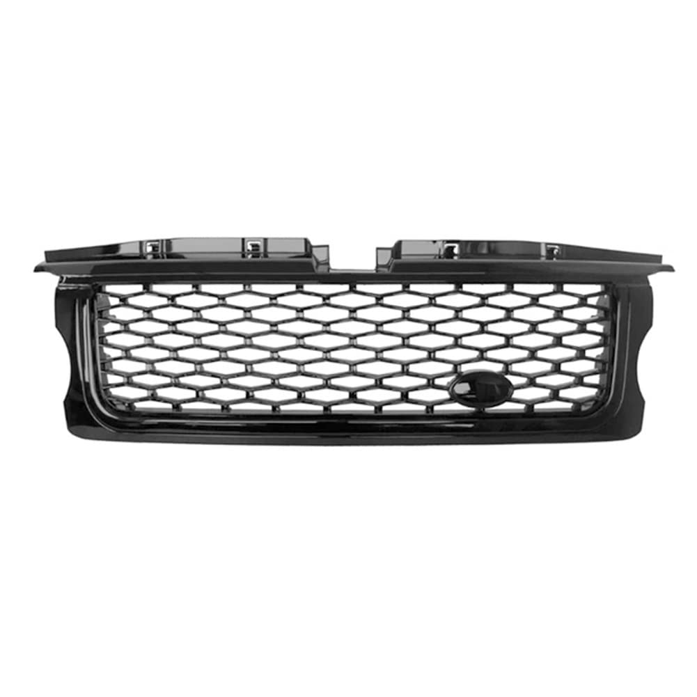 LADPZJNW Autositzbezüge Auto Frontstoßstange Grille Center Panel Exterior Styling Upper Grill Für L&and Range Für Sport Für Rover Für L320 Für L 320 2005-2009 Sitzbezügesets(Schwarz) von LADPZJNW