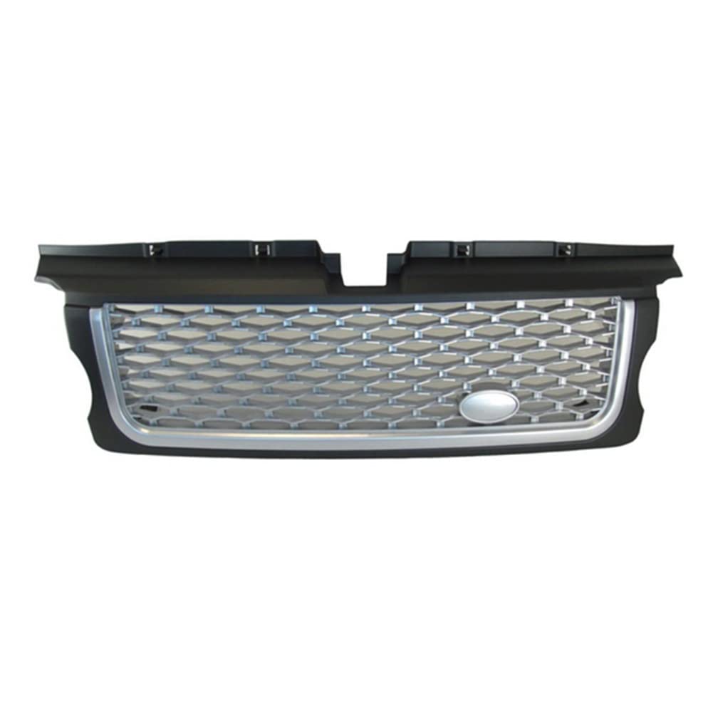 LADPZJNW Autositzbezüge Auto-Stoßfängergrill-Mittelteil Außen-Styling Oberer Grill Für L&and Range Für Sport Rover Für L320 Für L 320 2005-2009 Sitzbezügesets(Black Silver Silver) von LADPZJNW