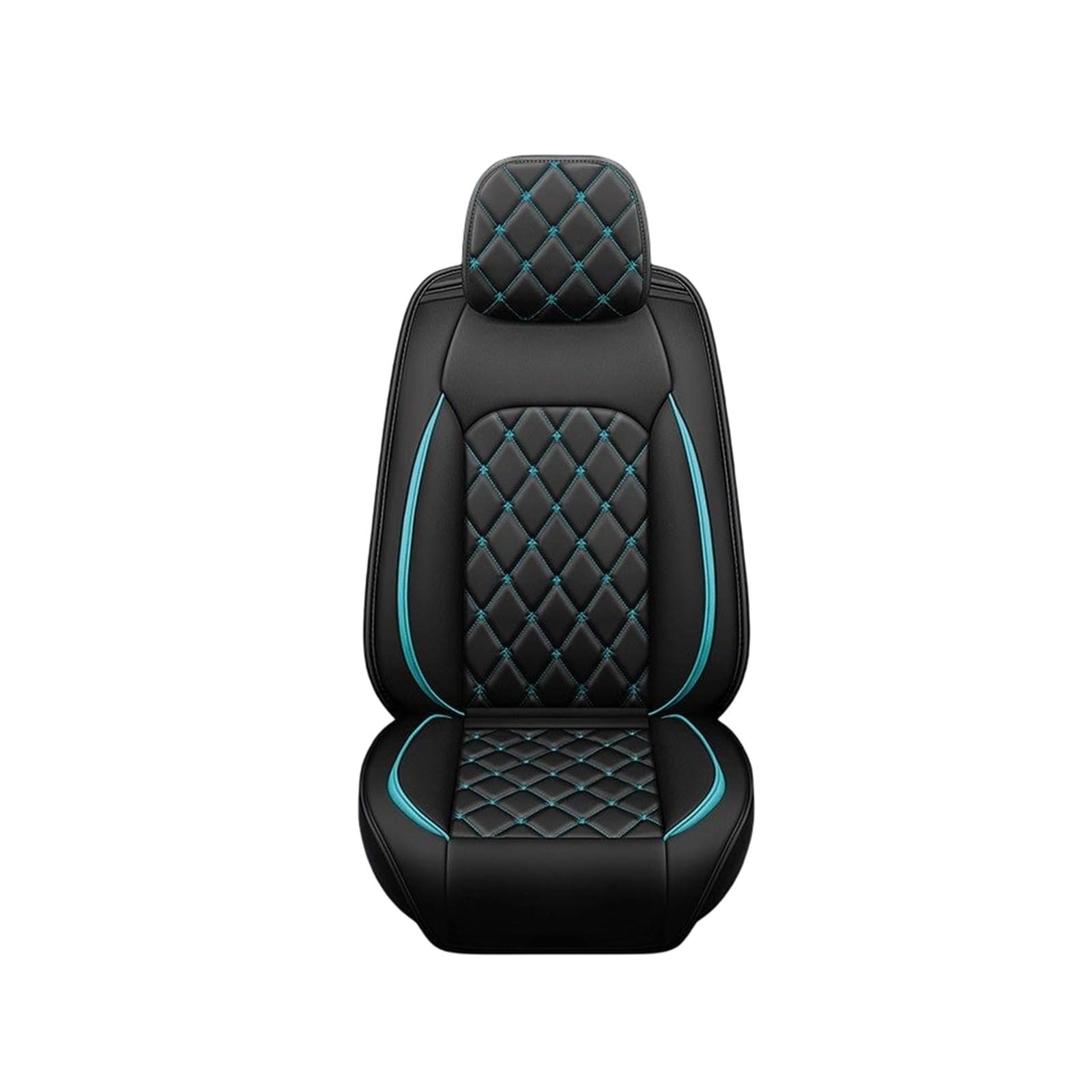 LADPZJNW Autositzbezüge Autositzbezüge, komplettes Set, Vier Jahreszeiten, universelle Lederbekleidung für die meisten Automodelle, Thing Auto Cushion. Sitzbezügesets(Grün,1xHigh Back Seat Covers) von LADPZJNW