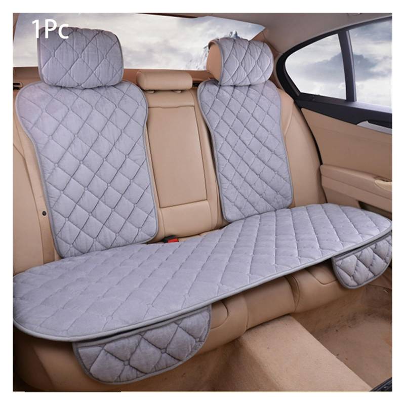 LADPZJNW Autositzbezüge Autositzbezug-Set, universelles rosa Sitzkissen, Autositzschutzmatte, Autobezüge. Sitzbezügesets(Grey,1xRear Seat Covers) von LADPZJNW