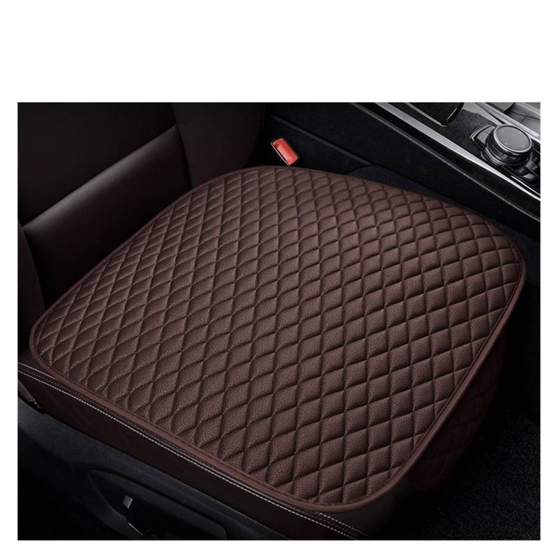 LADPZJNW Autositzbezüge Autositzkissen für Autositze, Sitzbezug, Limousine, SUV, Autositzschutz, Autositzbezug, Autositzbezüge. Sitzbezügesets(Braun,1pcs Front Seat Covers) von LADPZJNW