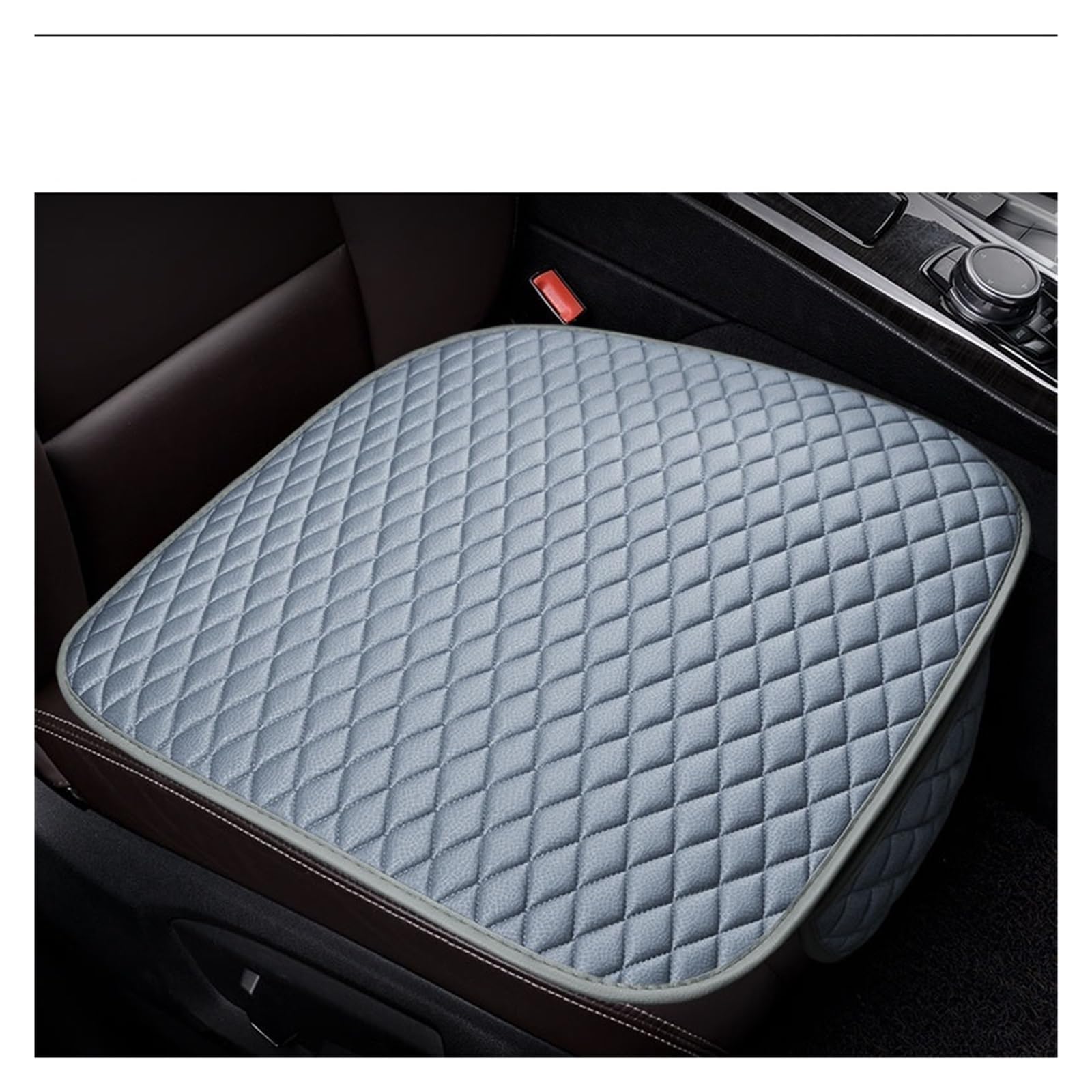 LADPZJNW Autositzbezüge Autositzkissen für Autositze, Sitzbezug, Limousine, SUV, Autositzschutz, Autositzbezug, Autositzbezüge. Sitzbezügesets(Grey,1pcs Front Seat Covers) von LADPZJNW