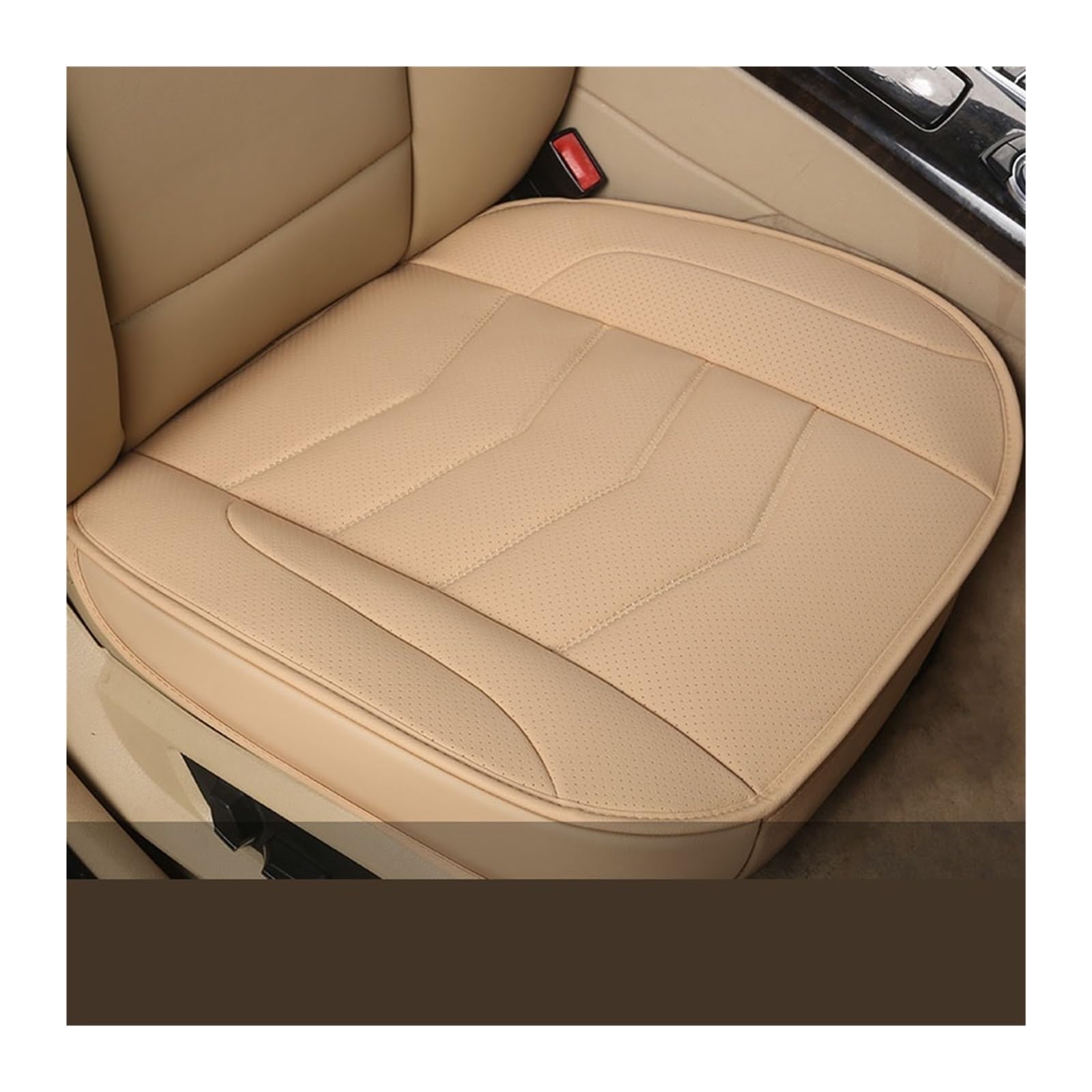 LADPZJNW Autositzbezüge Autositzschutz, Autositzbezug, Autositzbezüge, Autositzkissen für Autositze, Sitzbezug für Limousine und SUV. Sitzbezügesets(Beige,1pcs Front Seat Covers) von LADPZJNW