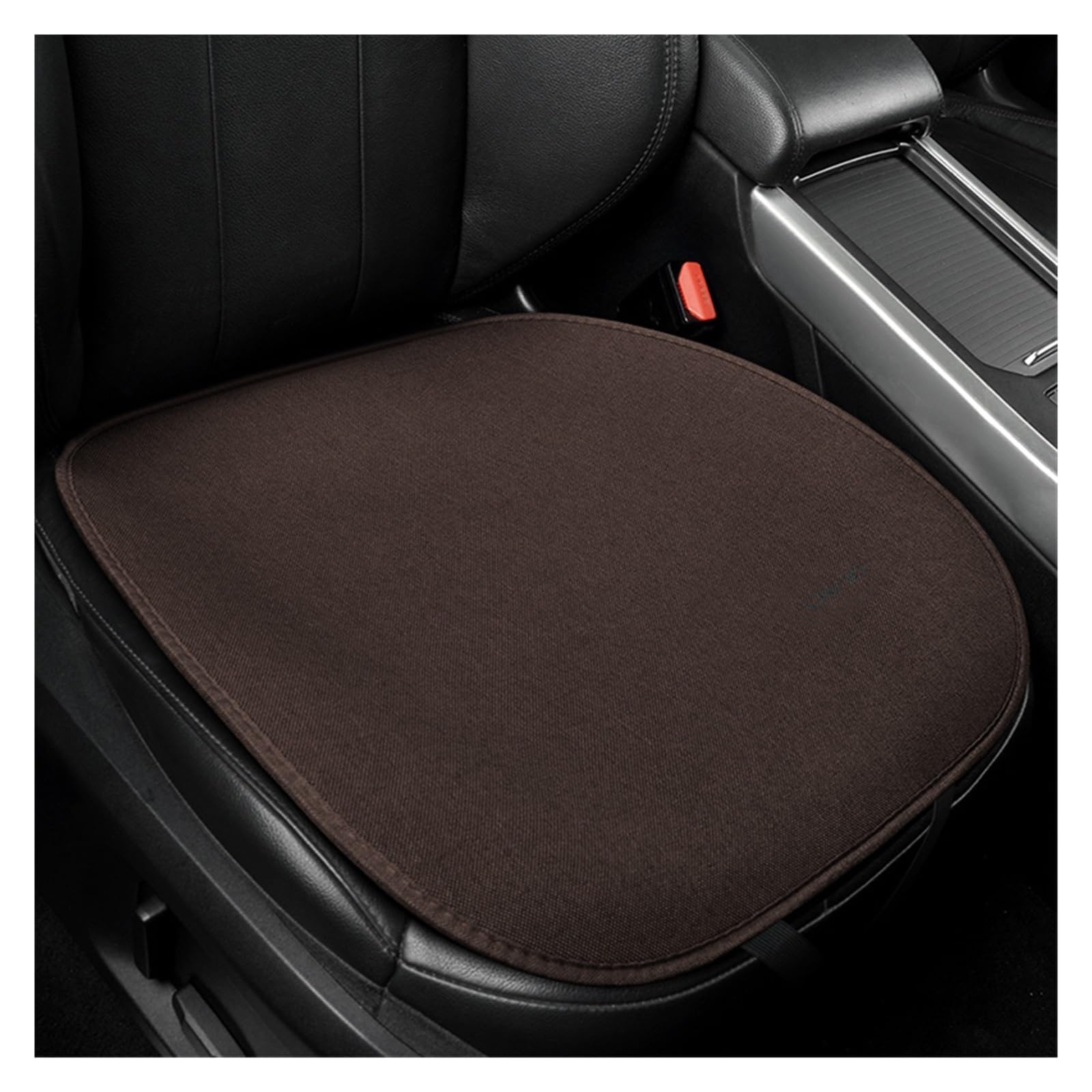 LADPZJNW Autositzbezüge Flax Autositzbezug, atmungsaktiv, Leinenstoff, vorne und hinten, Kissenschutz, Matte, universell einsetzbar. Sitzbezügesets(Coffee,1xFront Seat Covers) von LADPZJNW