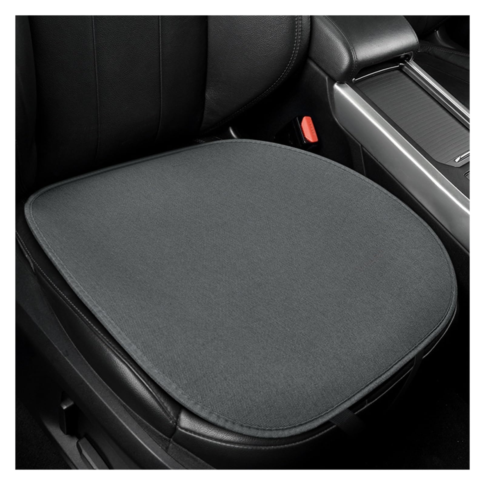 LADPZJNW Autositzbezüge Flax Autositzbezug, atmungsaktiv, Leinenstoff, vorne und hinten, Kissenschutz, Matte, universell einsetzbar. Sitzbezügesets(Grey,1xFront Seat Covers) von LADPZJNW