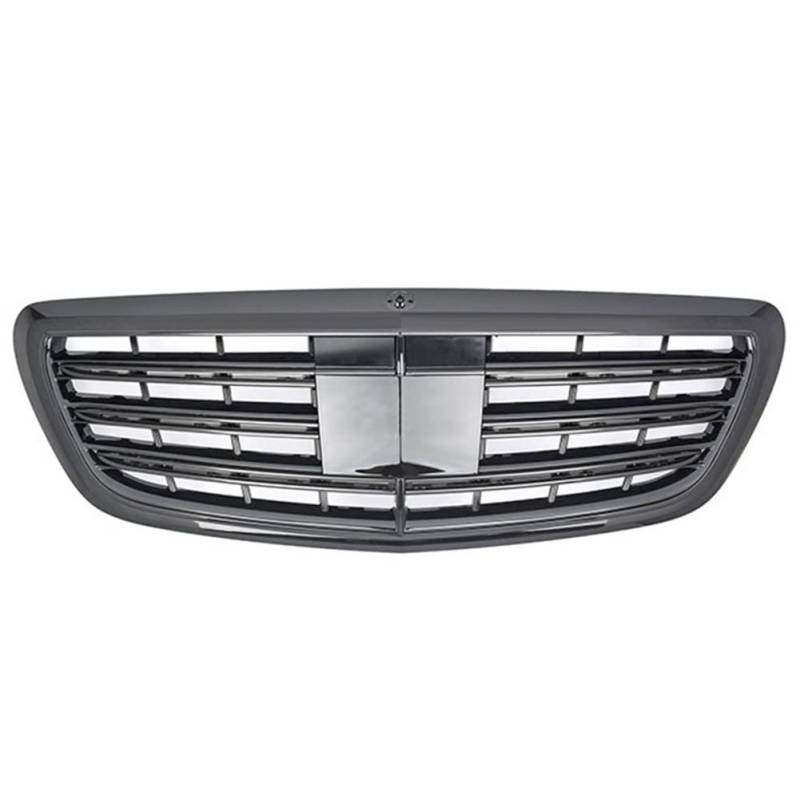 LADPZJNW Autositzbezüge Front-Racing-Mittelgrill Facelift-Stoßstangengrill Für M&ercedes Für B&ENZ Für S-Klasse Für W222 2014-2019 Sitzbezügesets(Glossy Black) von LADPZJNW