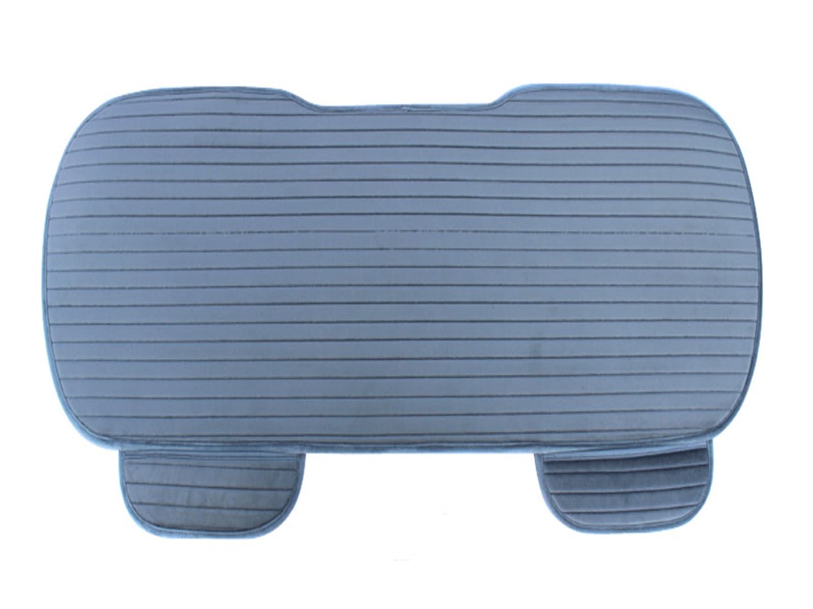 LADPZJNW Autositzbezüge Für Auto Warmer Autositzbezug Für Vorne Hinten Oder Komplettes Set Mit Beflockung, Stuhlschutz, Sitzkissen, Matte, rutschfest, Universell. Sitzbezügesets(Grey,Rear seat Cover) von LADPZJNW