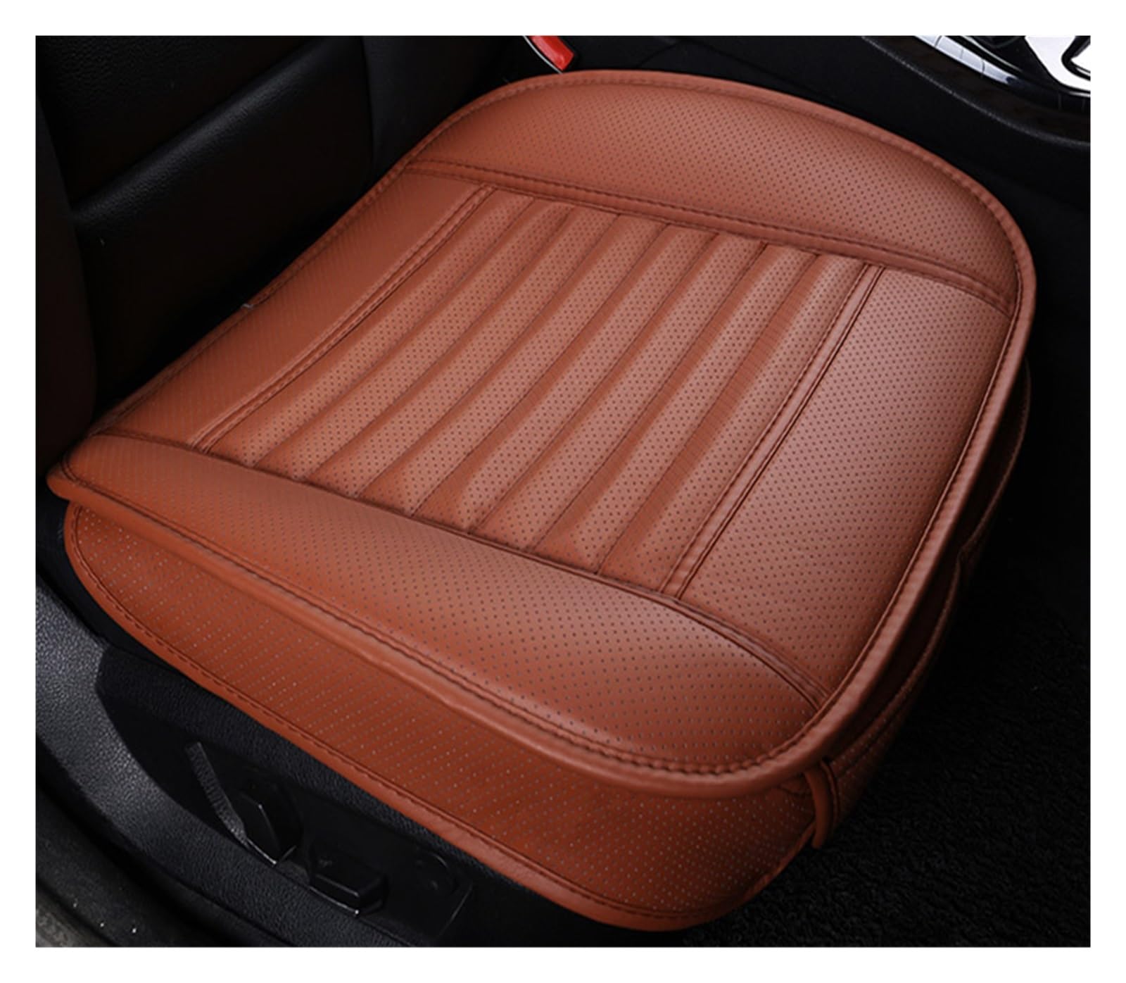 LADPZJNW Autositzbezüge Für Mercedes W124 W245 W212 W169 Ml W163 W246 Ml W164 Cla Gla W639 Universal Autositzbezug Bambuskohle. Sitzbezügesets(Orange,Front seat Cover) von LADPZJNW