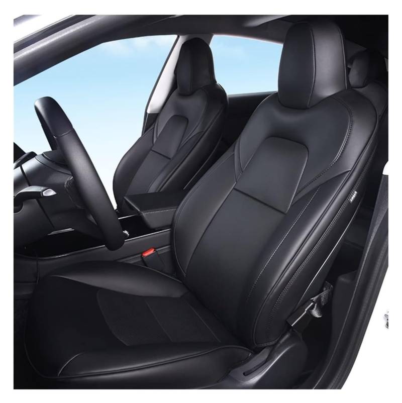 LADPZJNW Autositzbezüge Für Modell 3 Für Modell Y 2018 2019 2020 2021 2022 wasserdichte Seat Protector Innen Sitzbezüge Auto Sitzbezüge Vollen Satz Sitzbezügesets(for Model 3,3) von LADPZJNW