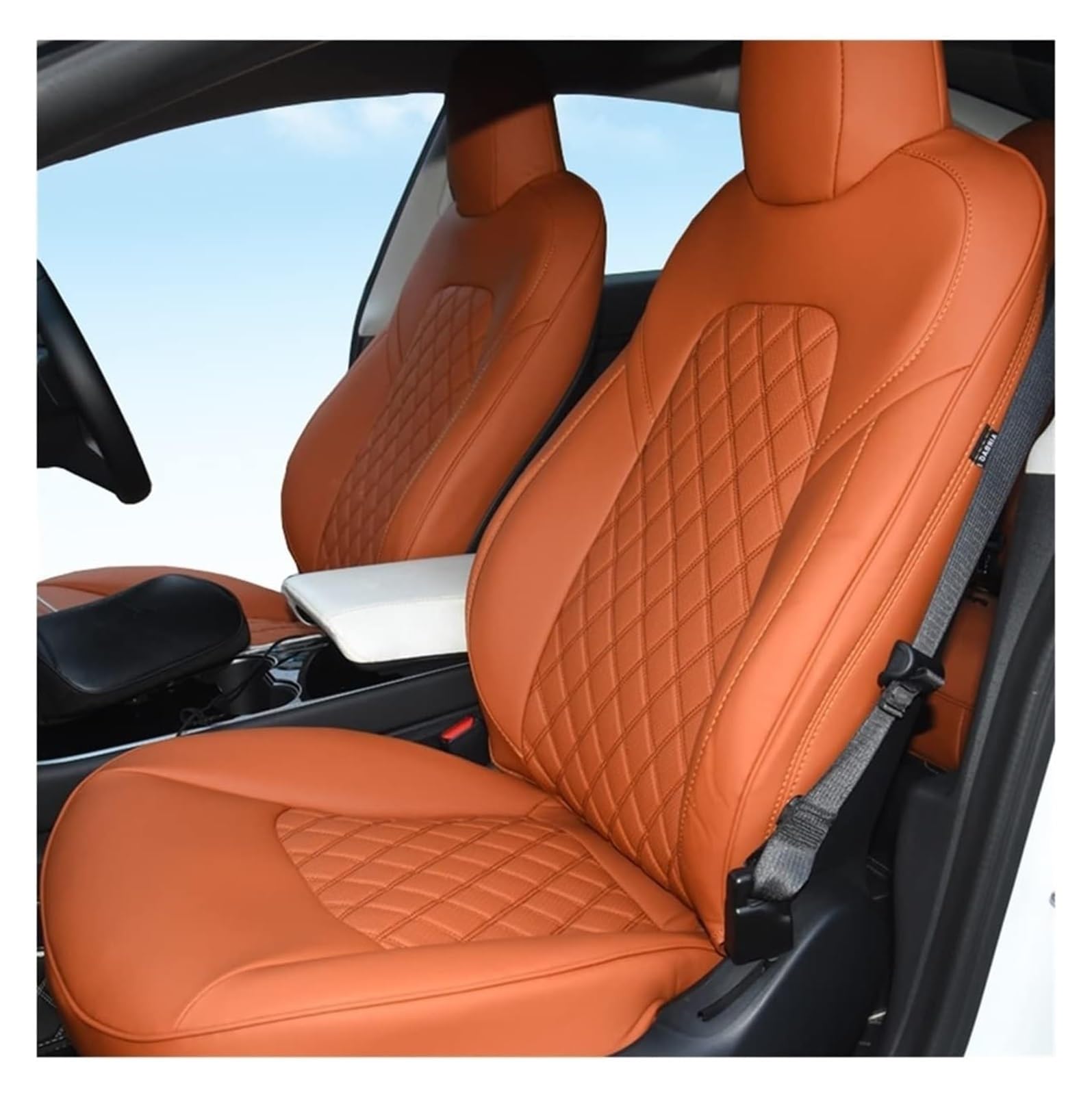 LADPZJNW Autositzbezüge Für Modell 3 Für Modell Y 2018 2019 2020 2021 2022 wasserdichte Seat Protector Innen Sitzbezüge Auto Sitzbezüge Vollen Satz Sitzbezügesets(for Model 3,4) von LADPZJNW