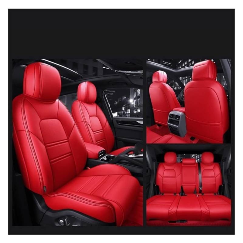 LADPZJNW Autositzbezüge Für P&orsche Für Cayman 2013 2014 2015 2016 Custom Car Seat Cover Full Set Interior Sitzbezügesets(1) von LADPZJNW