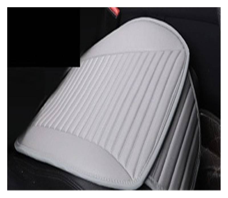 LADPZJNW Autositzbezüge Universelle Autositzbezüge, Pu-Leder, rutschfest, Wasser, leicht zu reinigen, Autositzkissen, Zubehör, Vier Jahreszeiten. Sitzbezügesets(Grey,1pcs Front Seat Covers) von LADPZJNW