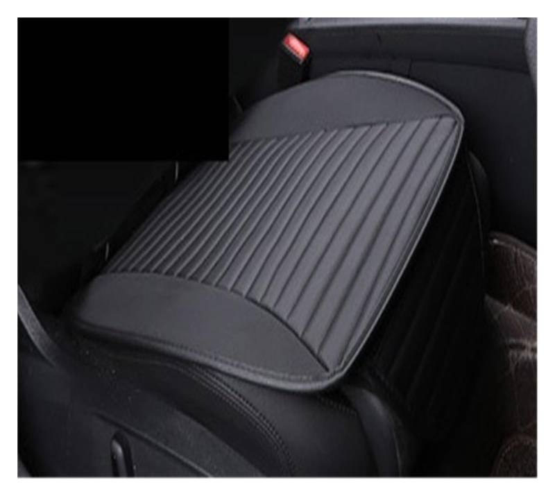 LADPZJNW Autositzbezüge Universelle Autositzbezüge, Pu-Leder, rutschfest, Wasser, leicht zu reinigen, Autositzkissen, Zubehör, Vier Jahreszeiten. Sitzbezügesets(Schwarz,1pcs Front Seat Covers) von LADPZJNW