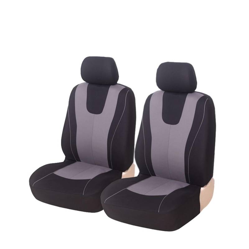 LADPZJNW Autositzbezüge Universeller Blauer Autositzbezug aus Polyestergewebe für Schutz der Sitzbezüge 2021. Sitzbezügesets(Grey,2 x Front seat Cover) von LADPZJNW