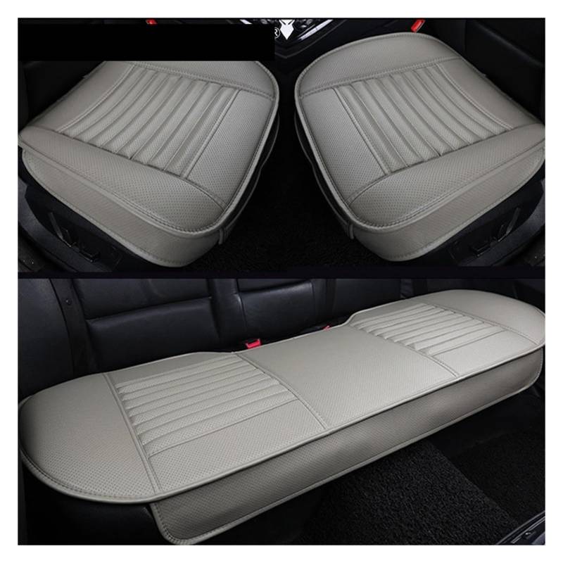 LADPZJNW Autositzbezüge Universeller Sitzbezug, Teppich, Leder, Autositzbezug, Innenraum, Autositzbezug, Kissen, Vier Jahreszeiten, Schutzmatte. Sitzbezügesets(Grey,Set of seat Covers) von LADPZJNW