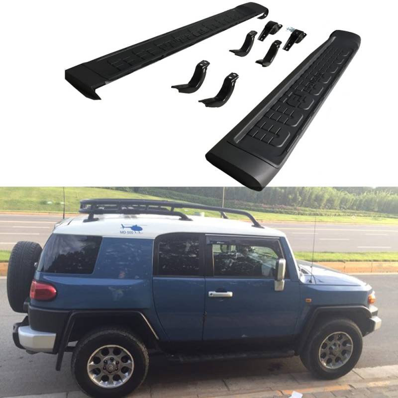 Für Toyota FJ Cruiser 2006–2019 Trittbrett Side Step Nerf Bar Perotect Pedale Plattform von LAFENG