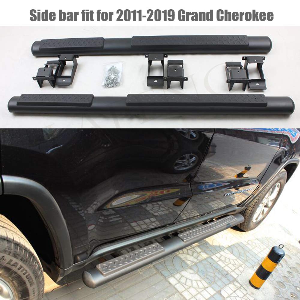 Passend für 2011–2019 Grand Cherokee Trittbretter Side Step Nerf Bar Protect Side Bar von LAFENG