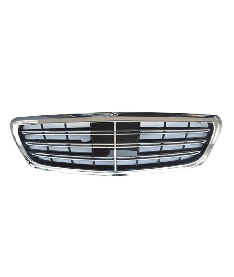 Kompatibel for Mercedes Benz Maybach Kühlergrill 2014-2020 S Klasse W222 S450 S550 ABS Chrom Kühlergrill Mit ACC Auto Ersatzteile(Without ACC) von LAINGJINGMEI