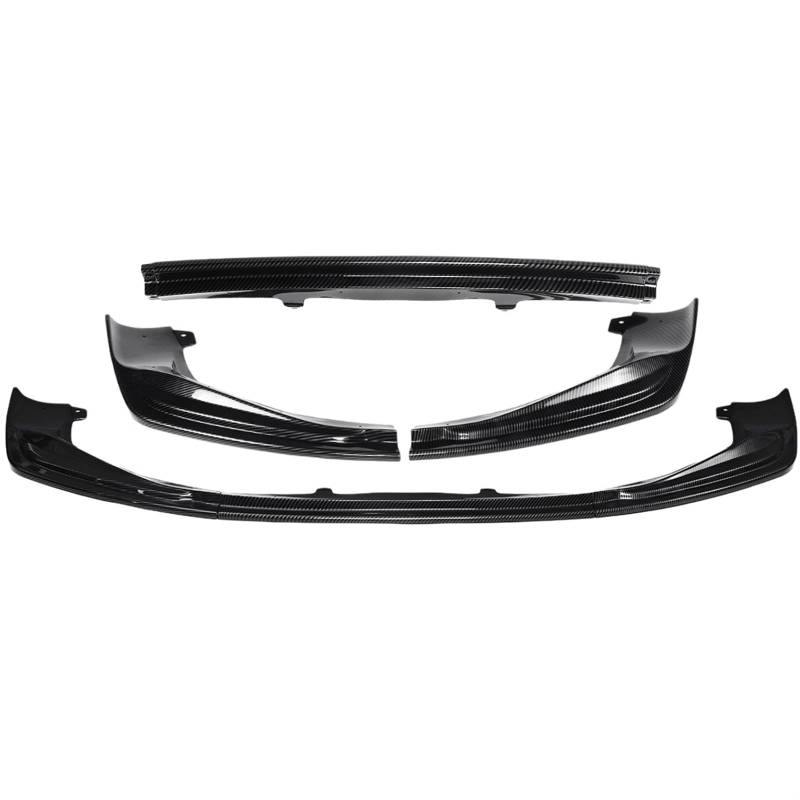 LAINGJINGMEI 2022 Auto Front Stoßstange Splitter Lip Kompatibel for Lexus IS250 IS350 IS300 F-Sport 2014-2016 Spoiler Körper Kit Diffusor Schutz Schutz(Carbon Fiber Look) von LAINGJINGMEI