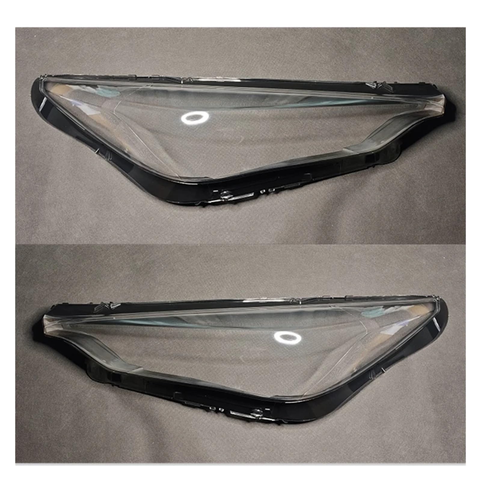 LAINGJINGMEI Autoscheinwerfer-Glaslampenabdeckung, Scheinwerferlinsenschale, transparentes Gehäuse, Lampenschirm, kompatibel mit Infiniti QX50 2018 2019 2020 2021 2022 2023(Left and Right 2 Pcs) von LAINGJINGMEI