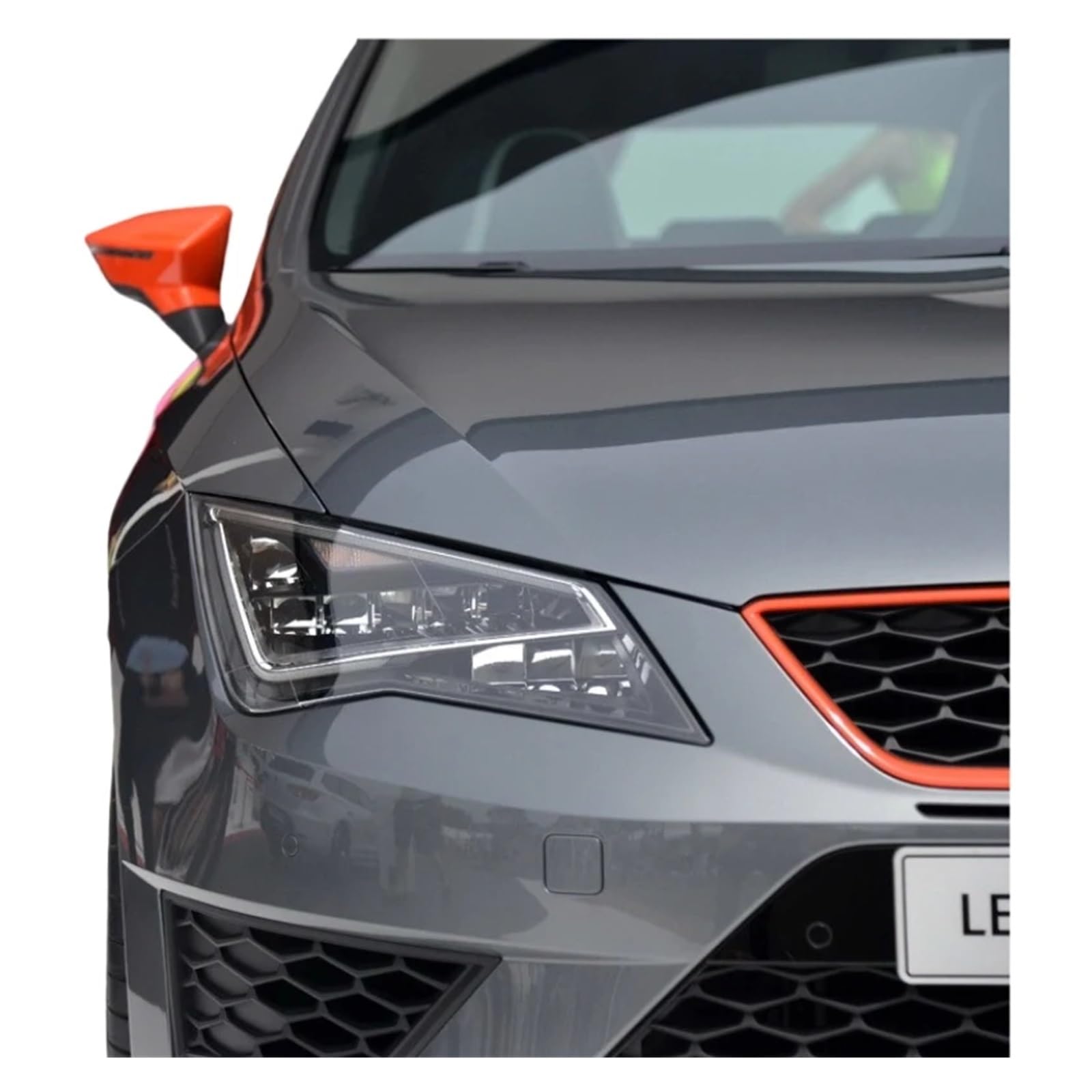 LAINGJINGMEI Autoscheinwerfer Linsenschale Scheinwerferabdeckung Lampenschirm Transparenter Lampenschirm Kompatibel mit Seat Leon 2013 2014 2015 2016 2017 2018(Right Side) von LAINGJINGMEI