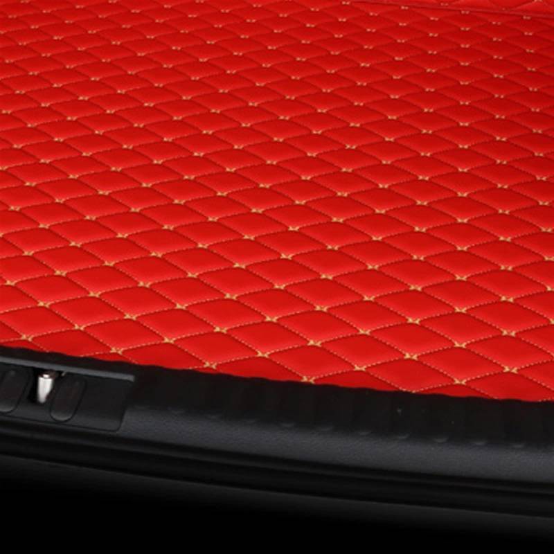 LAINGJINGMEI Benutzerdefinierte Kofferraummatten kompatibel for Roewe 350 360 550 750 950 W5 E950 RX5 I6 RX3 Ei5 RX8 MARVEL X I5 I6 WHALE LOMEMO Auto Cargo Liner(Red) von LAINGJINGMEI