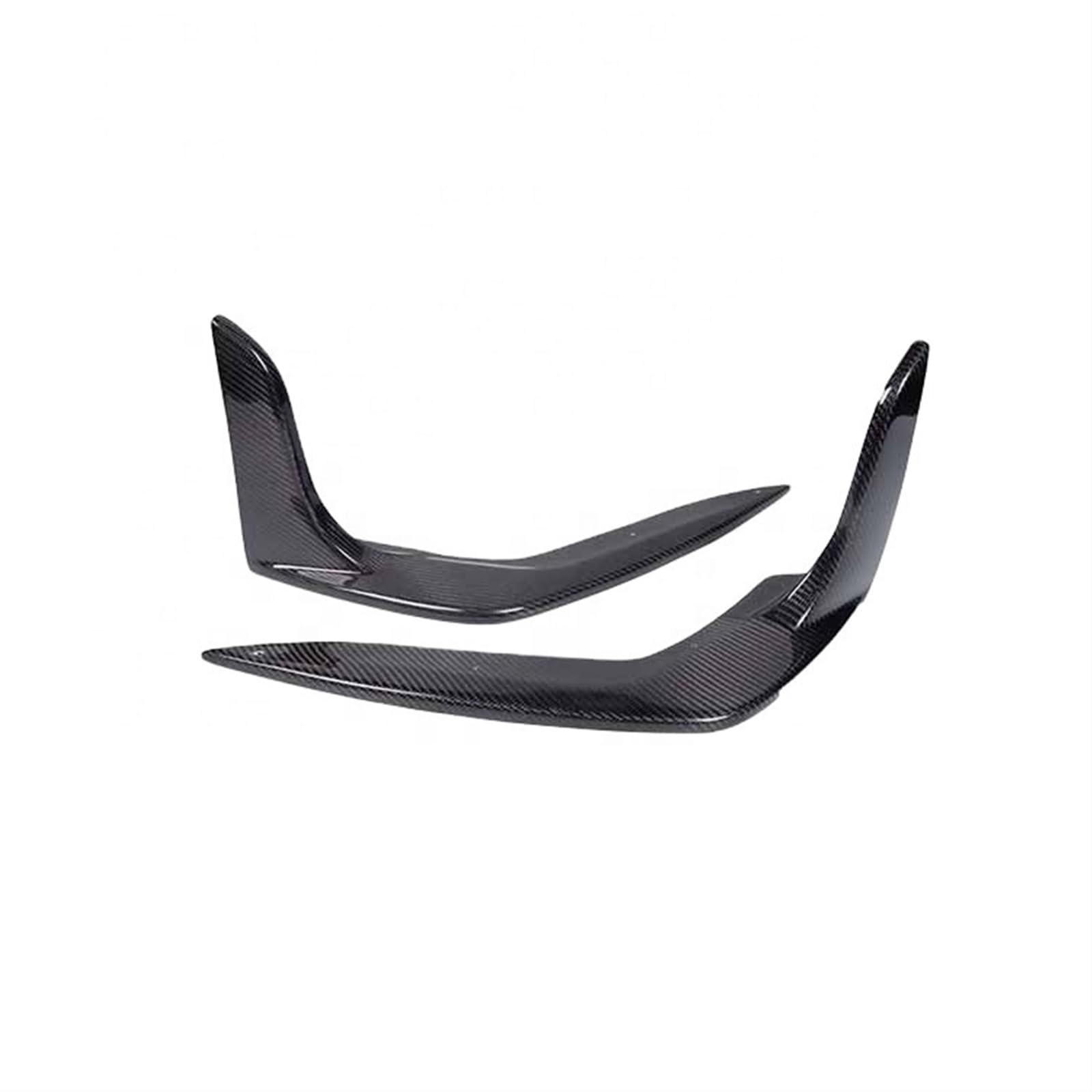 LAINGJINGMEI Carbon Fiber Front Bumper Unten Splitter Front Klappen Kompatibel for Toyota Lexus IS300 IS350 Front Stoßstange von LAINGJINGMEI