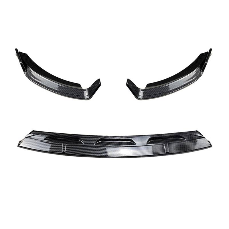 LAINGJINGMEI Frontspoilerlippe Kompatibel for Mercedes-Benz GLE-Klasse W167 C167 GLE350 GLE450 GLE53 AMG 2020+ Schwarzer Unterer Klingensplitter(Carbon Look) von LAINGJINGMEI