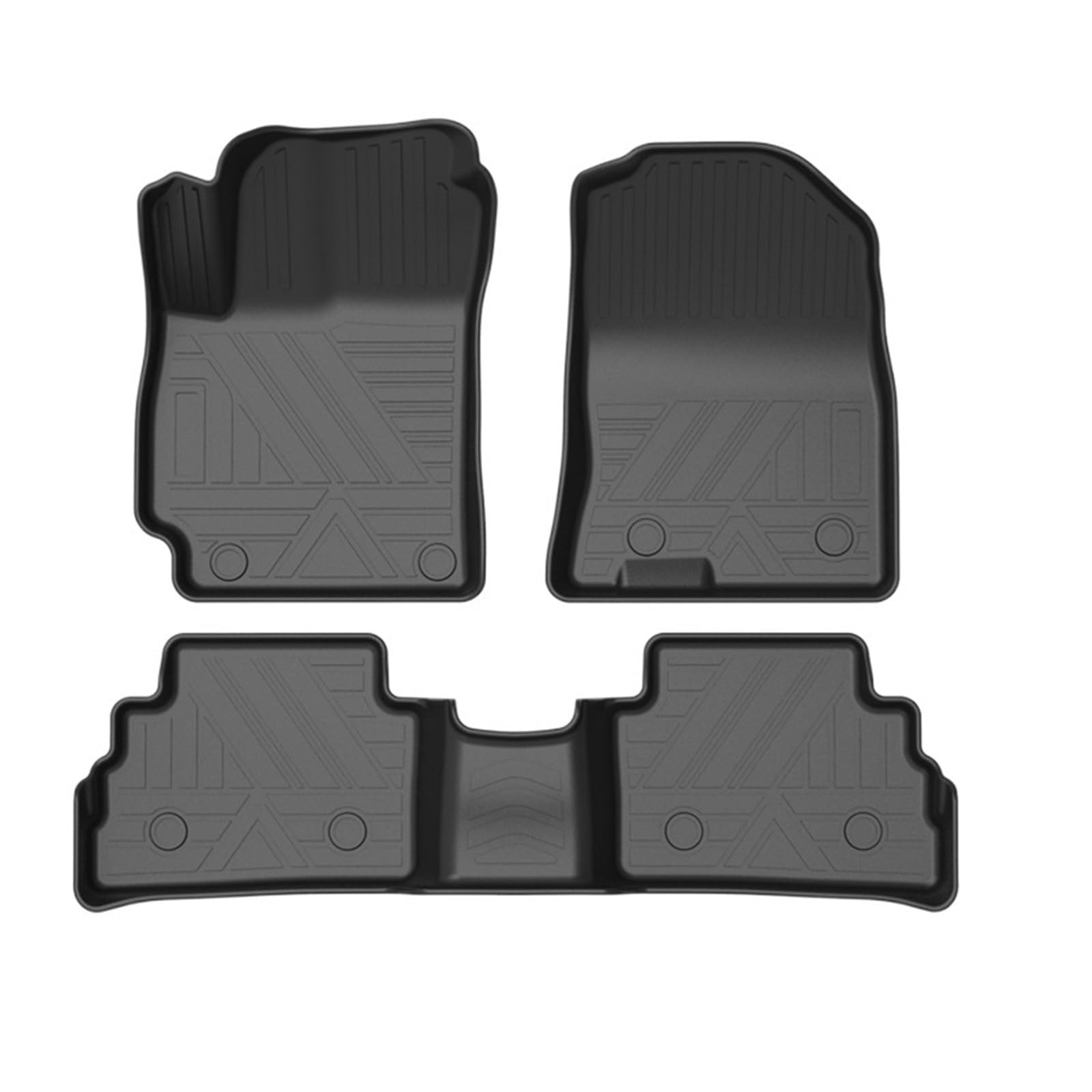 LAINGJINGMEI Kompatibel for Hyundai Kona Custom Car Carpet TPO Auto-Fußmatten Kona Trunk Komplettset Kompatibel for Hyundai Kona Wasserdichte Auto-Fußmatten(Fuel LHD floor mat) von LAINGJINGMEI