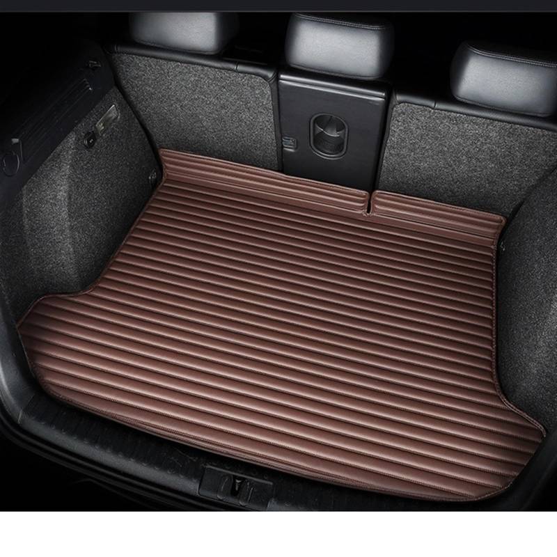 LAINGJINGMEI Kunstleder Custom Kofferraummatte kompatibel for Porsche 2014-2022 718 2016-2022 Cayenne 2018-2022 Autozubehör(Coffee,2014-2022) von LAINGJINGMEI