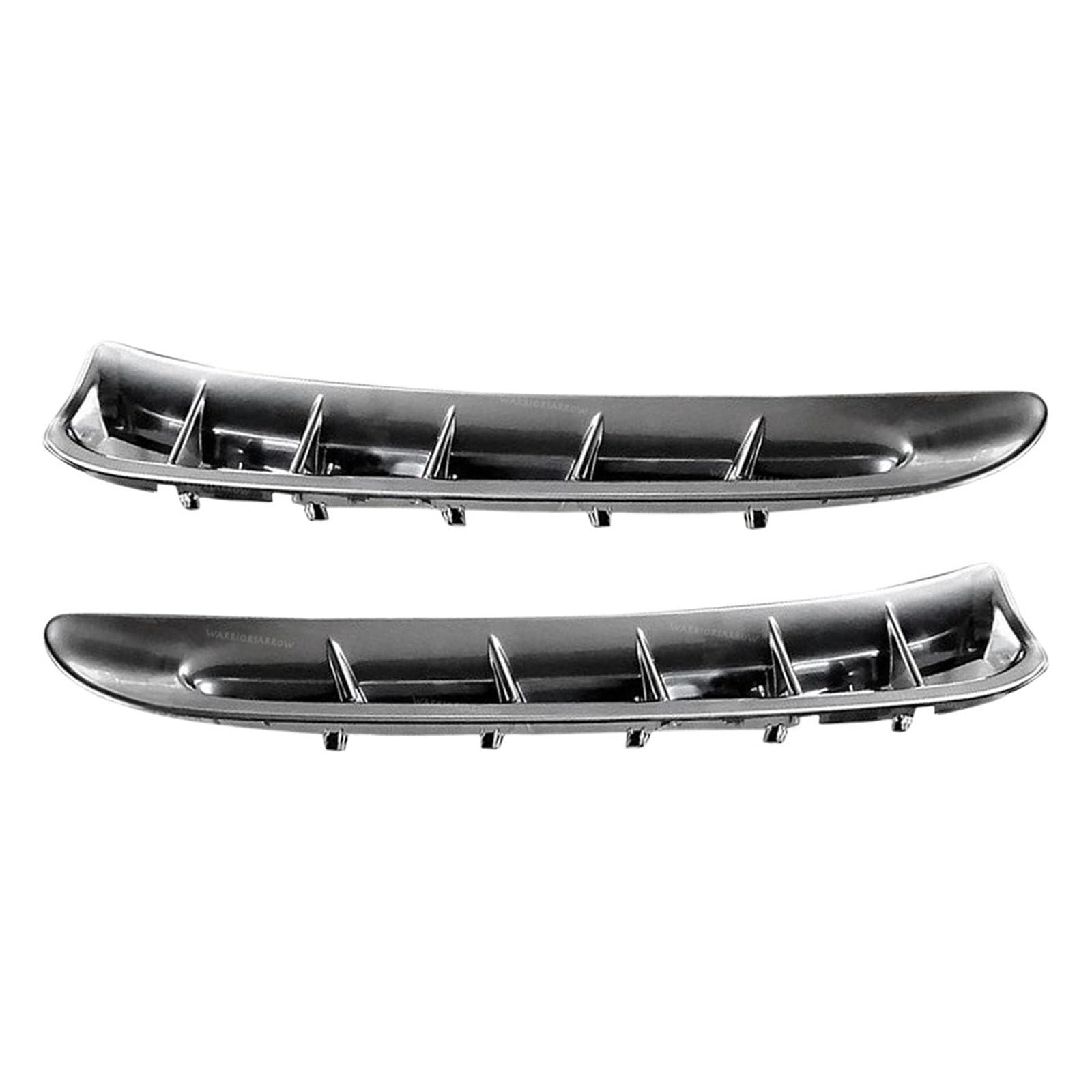 LAINGJINGMEI Paar Vorne Links Rechts Seite Fender Air Vent Outlet Grille Trim Chrom Kompatibel for Porsche Panamera 2010 2011 2012 2013 2014 2015 2016 von LAINGJINGMEI