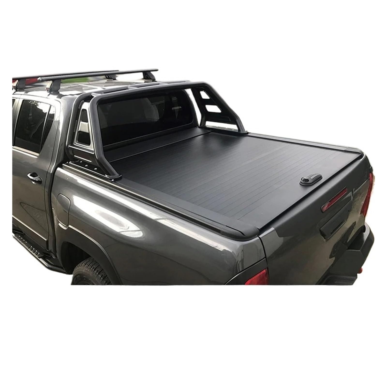 LAINGJINGMEI Pickup 4x4 Roller-Deckel-Shutter, einziehbare LKW-Ladeflächenabdeckung, Laderaumabdeckung, kompatibel mit Isuzu Dmax Hilux Navara NP300 von LAINGJINGMEI