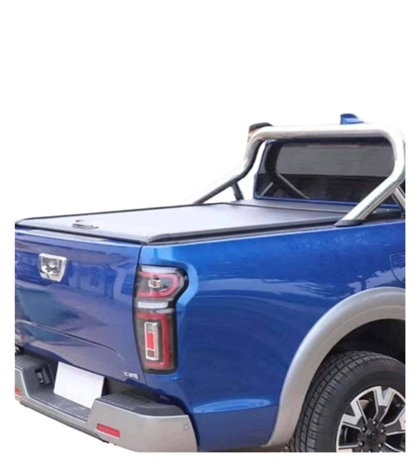 LAINGJINGMEI Pickup-Rollladendeckel, Tonneau-Abdeckung, kompatibel mit Hilux Ranger Raptor NP300 Triton F70 Great Wall Poer GWM Cannon Pao D-max Dmax von LAINGJINGMEI