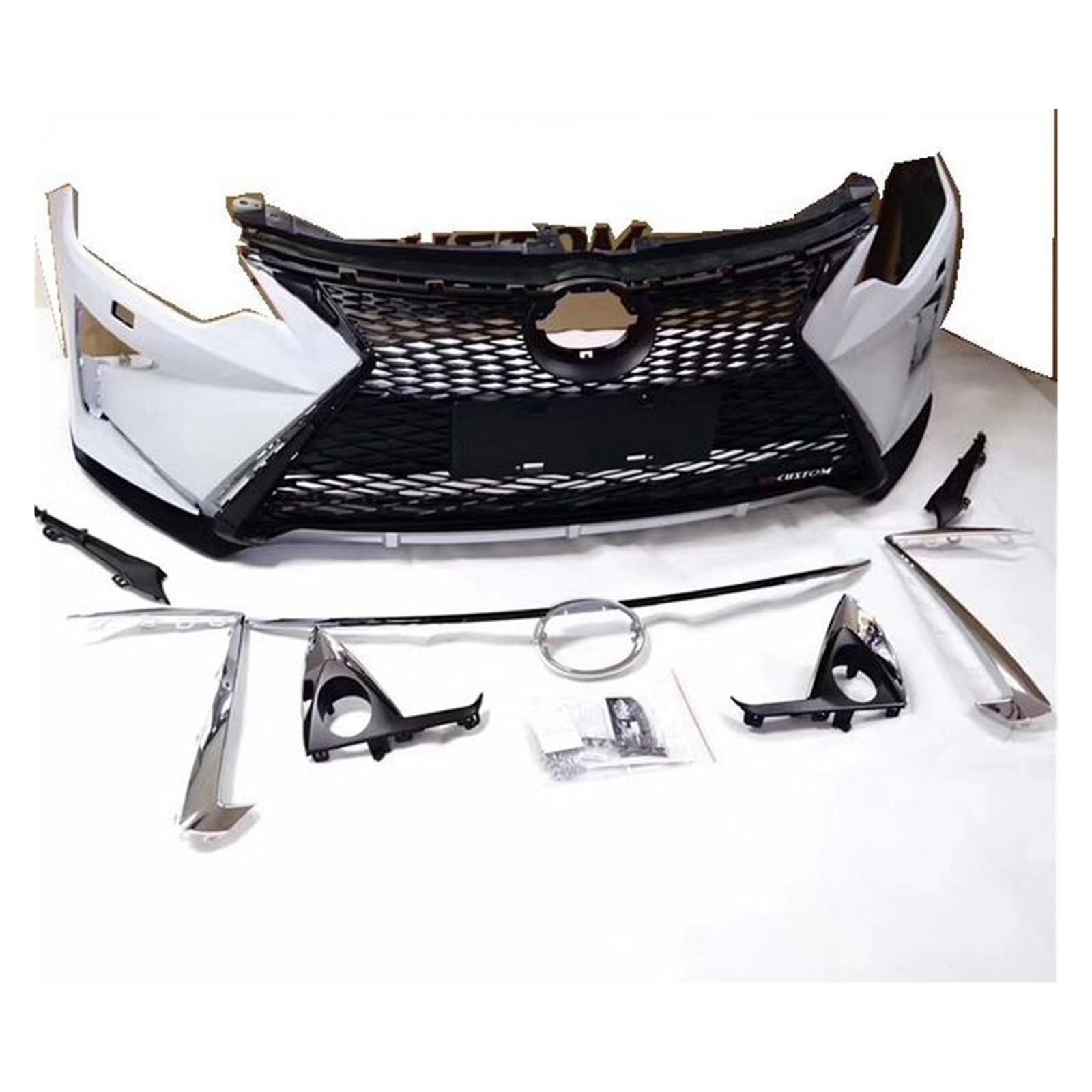 LAINGJINGMEI Stoßstange Kompatibel for Toyota Camry Körper Kit Kühlergrill Auto Zubehör Pp Material Upgrade von LAINGJINGMEI