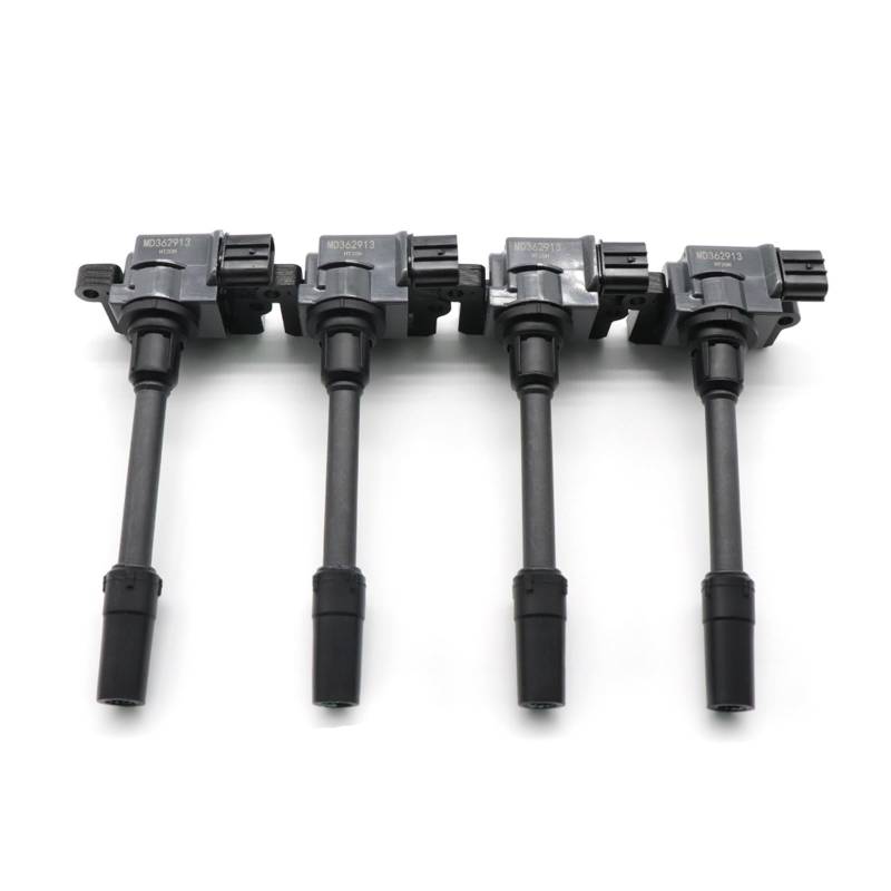 LAINGJINGMEI Zündspule MD362913 kompatibel mit Mitsubishi Lancer Mirage Eclipse Galant Carisma Lancer Pajero Space 1.8L 2.0L(4pcs) von LAINGJINGMEI