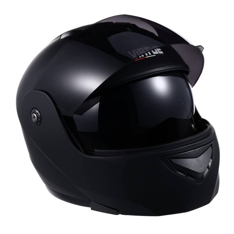 LALADEFIEE 1Stk Gesichtshelm Fahrradhelme Helm mit Visier Mode Motorradhelm Dirt-Bike-Helm Reithelm kopfschutz Safety Helmet Helmlinsen Motorroller zubehör Outdoor-Sporthelm Integralhelm von LALADEFIEE