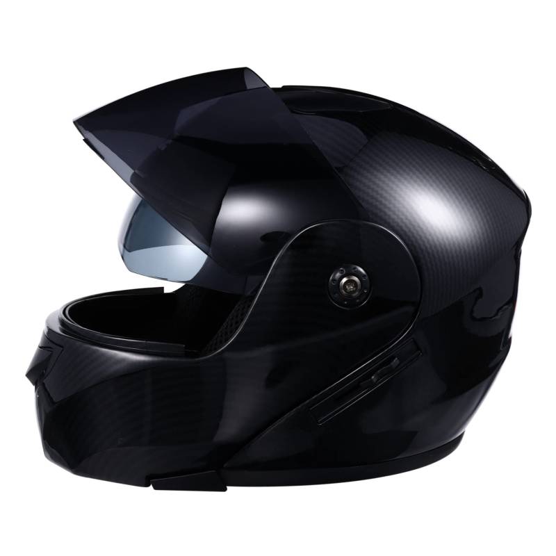 LALADEFIEE 1Stk Gesichtshelm Helm für Reithelm elektrischer Motorradhelm Motorradhelme offener Helm motoradhelm Motorcycle Helmet motorradhelmm motorrafhelm Linsen Helm Doppelscheibenhelm von LALADEFIEE