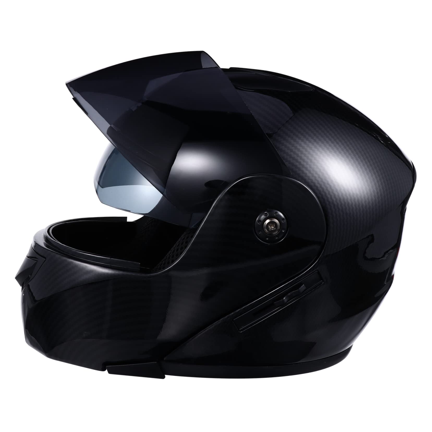 LALADEFIEE 1stk Gesichtshelm Helm Für Elektroautos Erwachsene Helme Reithelm Helm Für Offener Helm Beanie-helme Für Motorräder Linsen Helm Integralhelm Schutzhelm Doppelscheibenhelm von LALADEFIEE