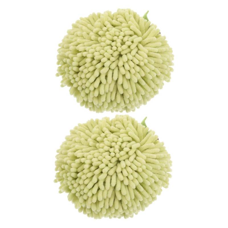 LALADEFIEE 2 Stück Handtuch Chenille Plüsch Handtuch Badezimmer Ball Handtuch Händetrocknungstuch Flauschige Handtücher Chenille Handtuch Bälle Gadgets Für Saugfähige Handtücher Handtuch von LALADEFIEE