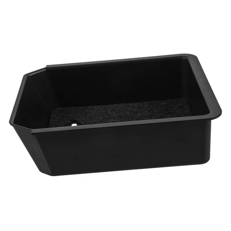 LALADEFIEE Auto Armlehnenablage Organizer KFZ Mittelkonsole Organizer Zubehör für die Autoaufbewahrung Aufbewahrungsorganisator für Autozubehör Auto-Organizer gefühlt Black von LALADEFIEE